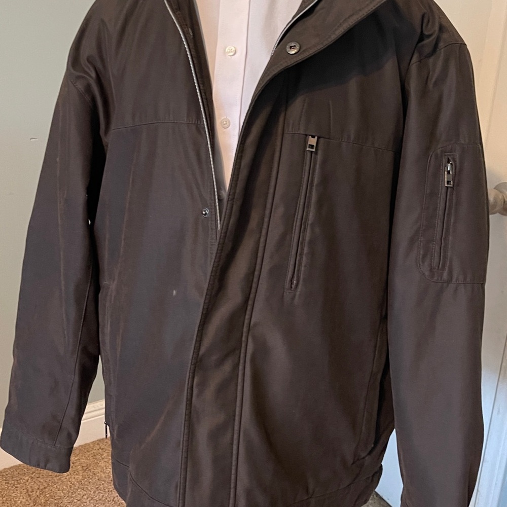 Michael Kors Dark Brown Performance Jacket